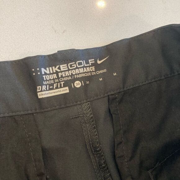 Nike Golf Tour Performance Dri-Fit Grey Country Club Flat front Shorts M Size 30 - Picture 6 of 7